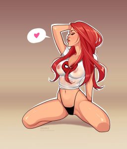 Mary Jane and unexpected visitor ANIMATED (Spider-Man) [Olena Minko]
