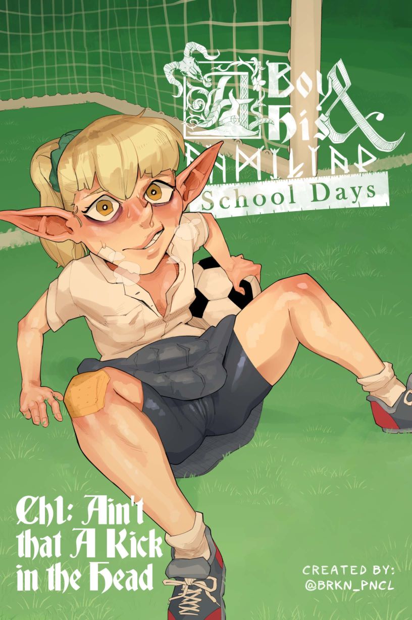 A Boy and His Familiar – School Days [Brkn Pncl | Pencil] Porn Comic