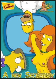 A New Secretary (The Simpsons) [Comics-Toons]