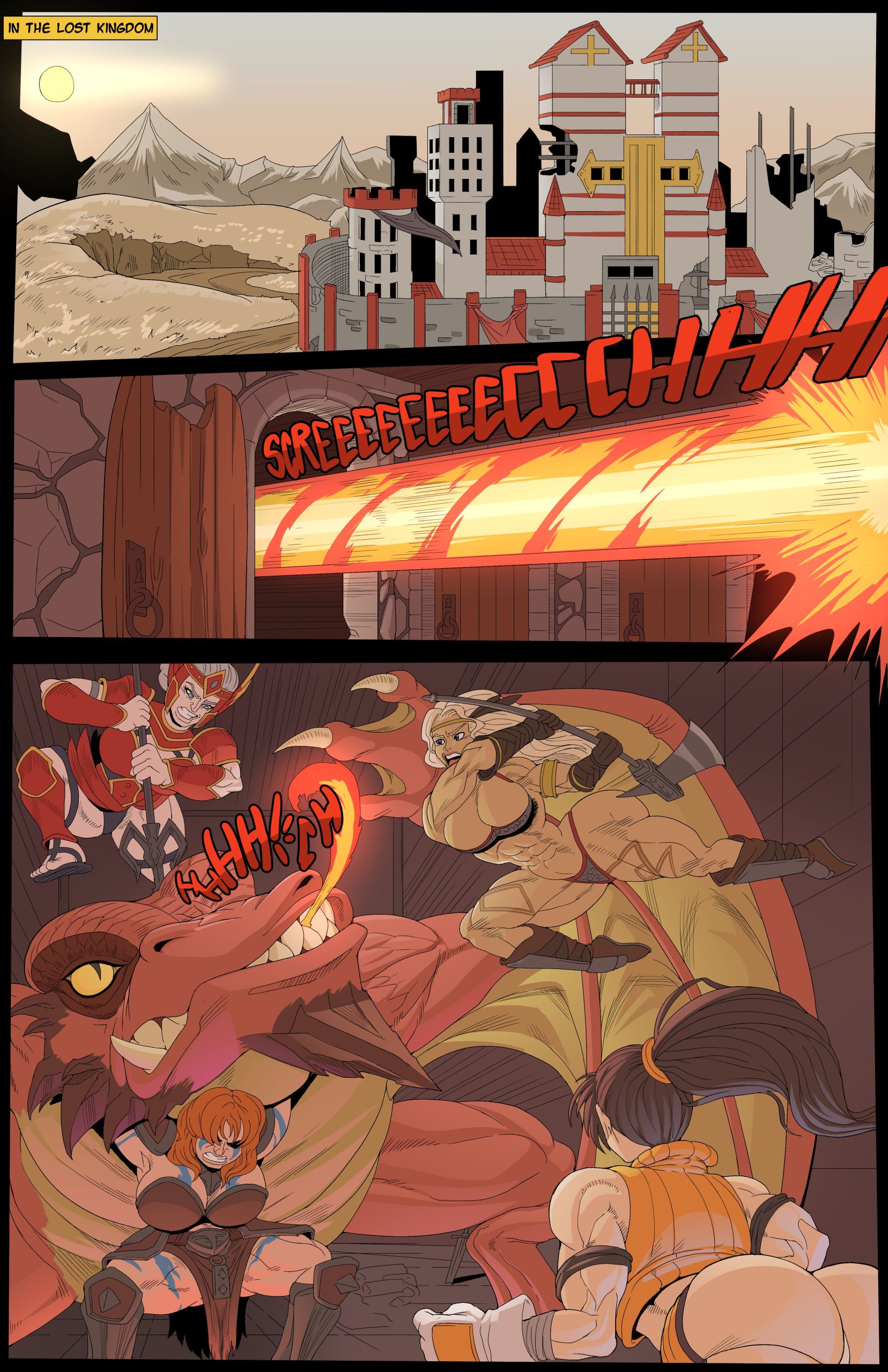 Amazons Guild (Dragon’s Crown) [Loonyjams] Porn Comic
