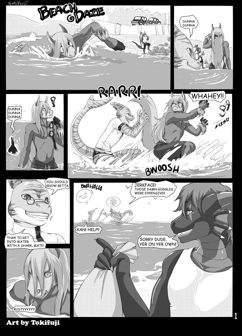 Beach Daze [Tokifuji] Porn Comic