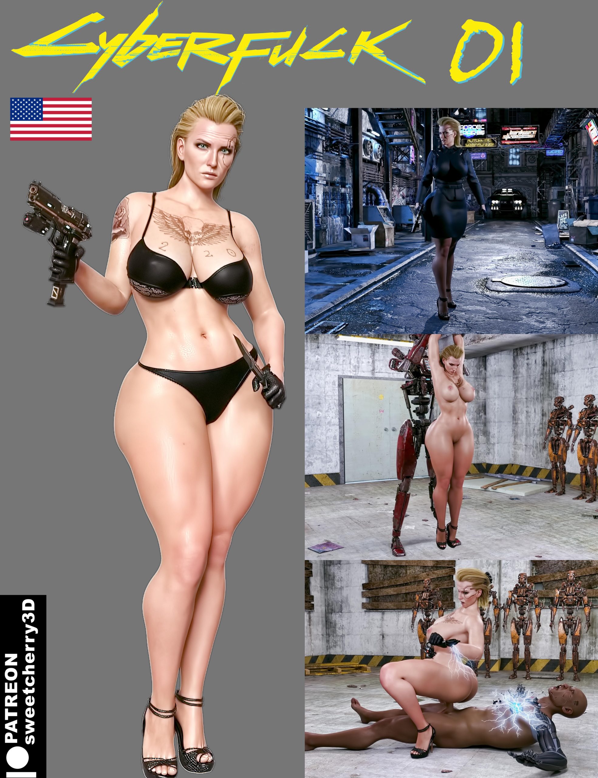 CyberFuck (Cyberpunk 2077) [MegaParodies] Porn Comic