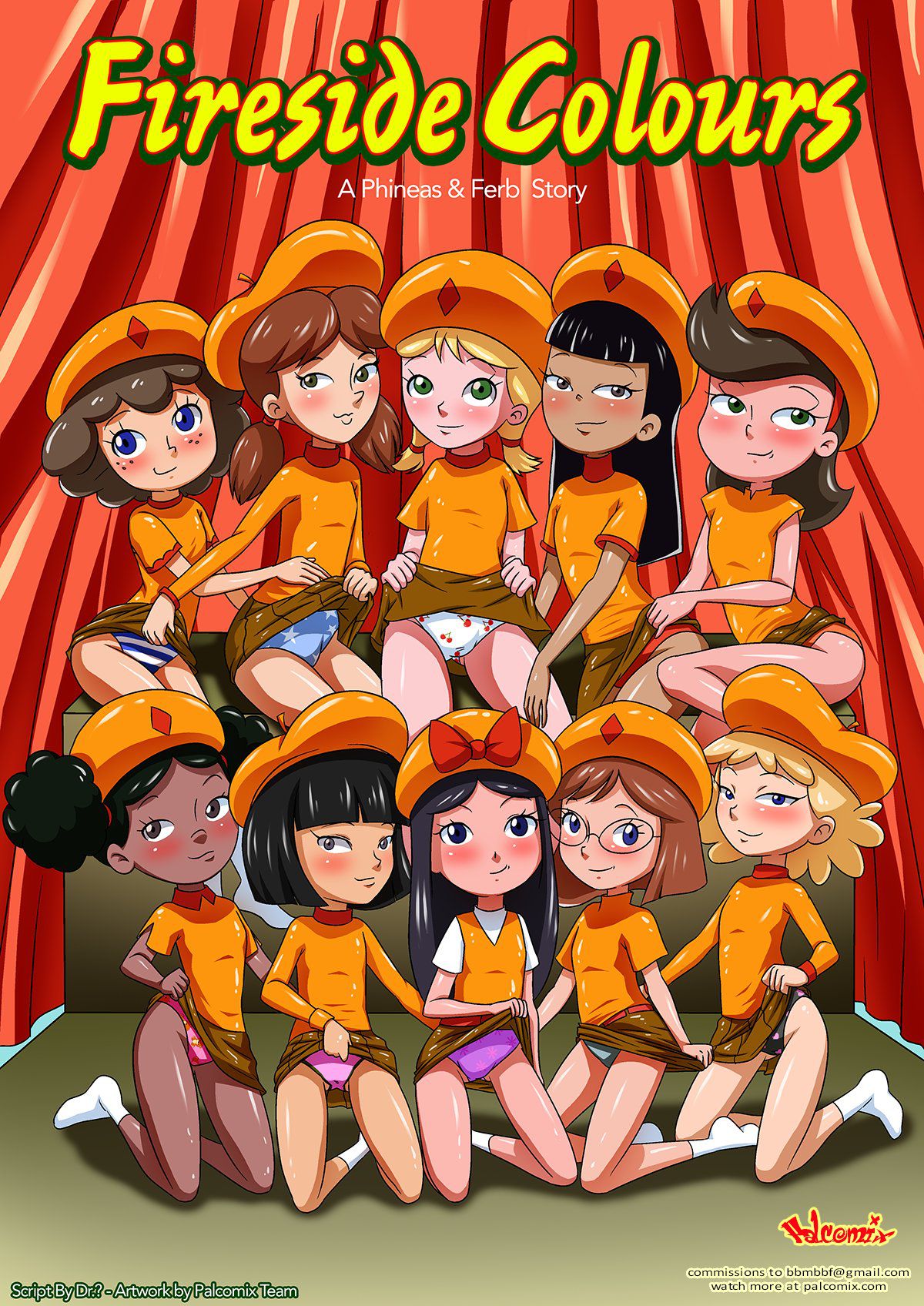 Fireside Colors (Phineas and Ferb) [PalComix] Porn Comic