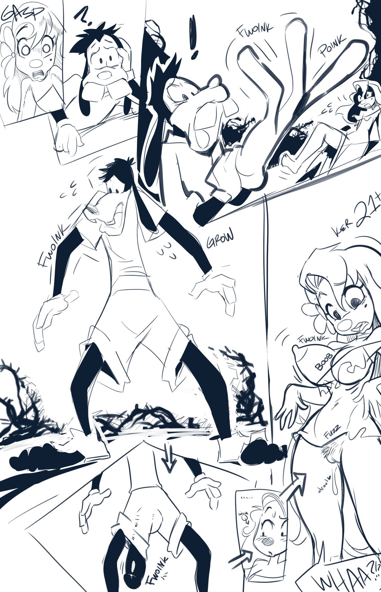 Goof Off (Goof Troop) [Fred Perry] Porn Comic