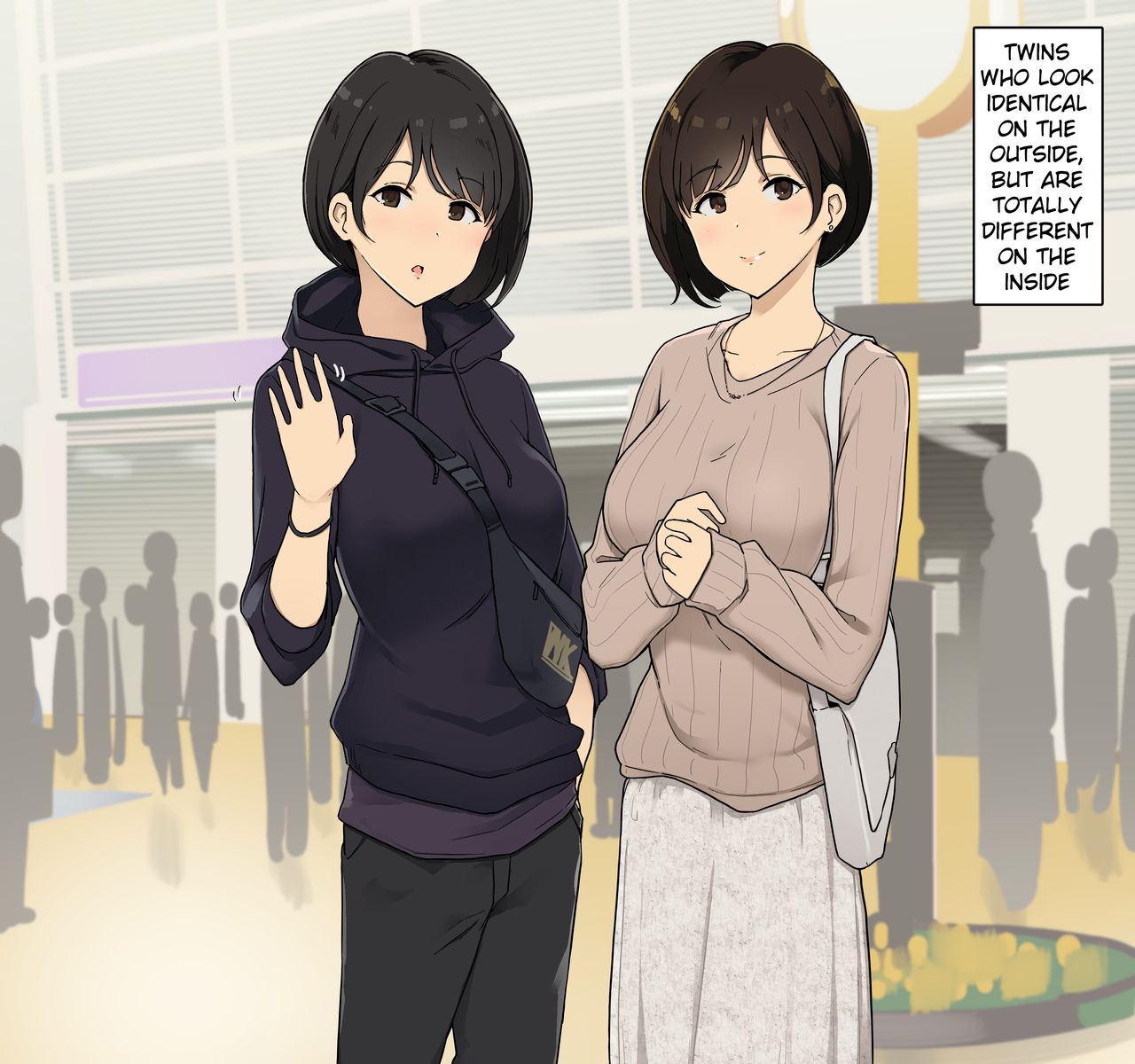 Having A Threesome With Twins Who Have Opposing Personalities [Wakamatsu] Porn Comic