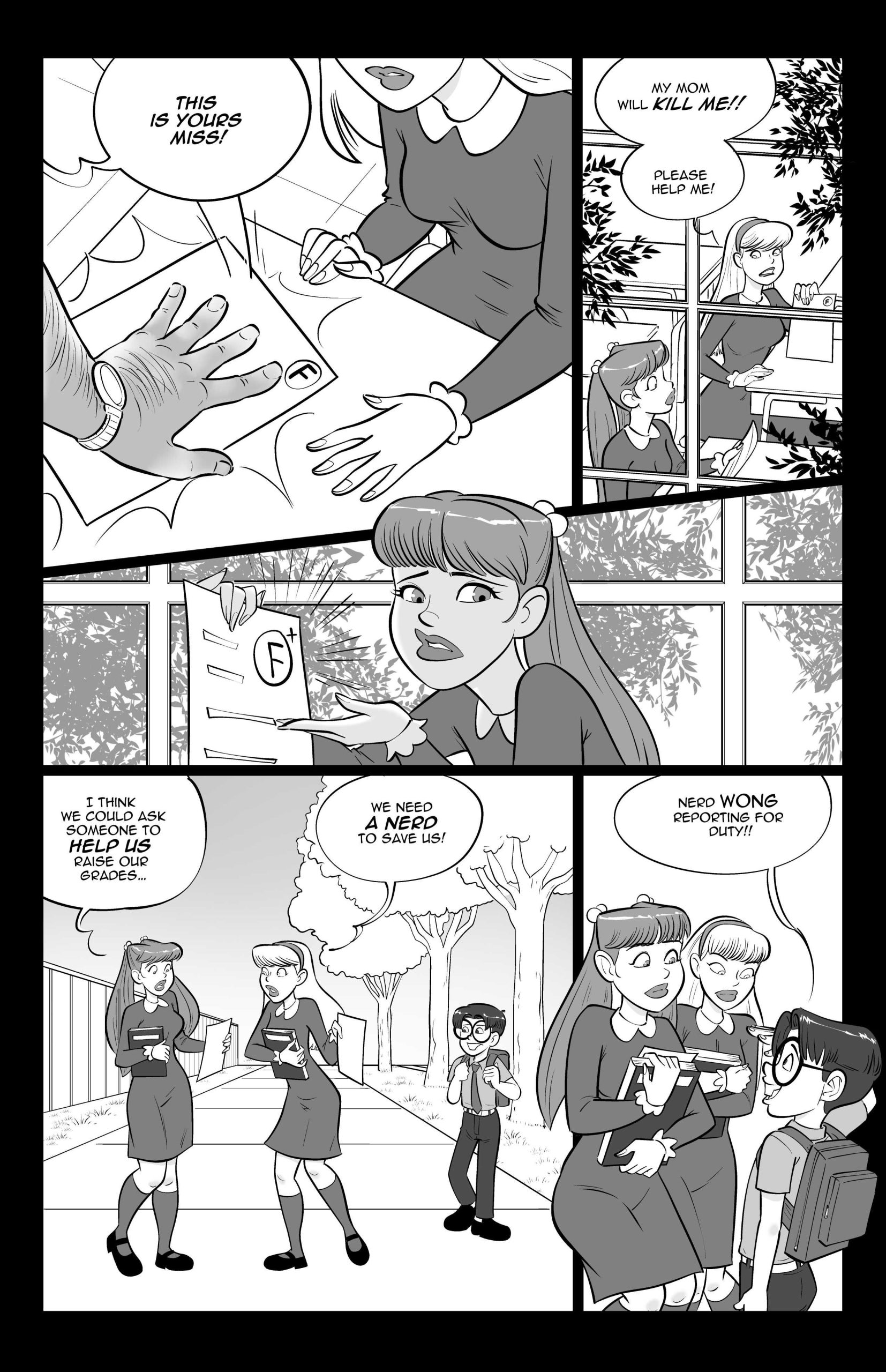 Helping With Grades [Mark Kleanup] Porn Comic