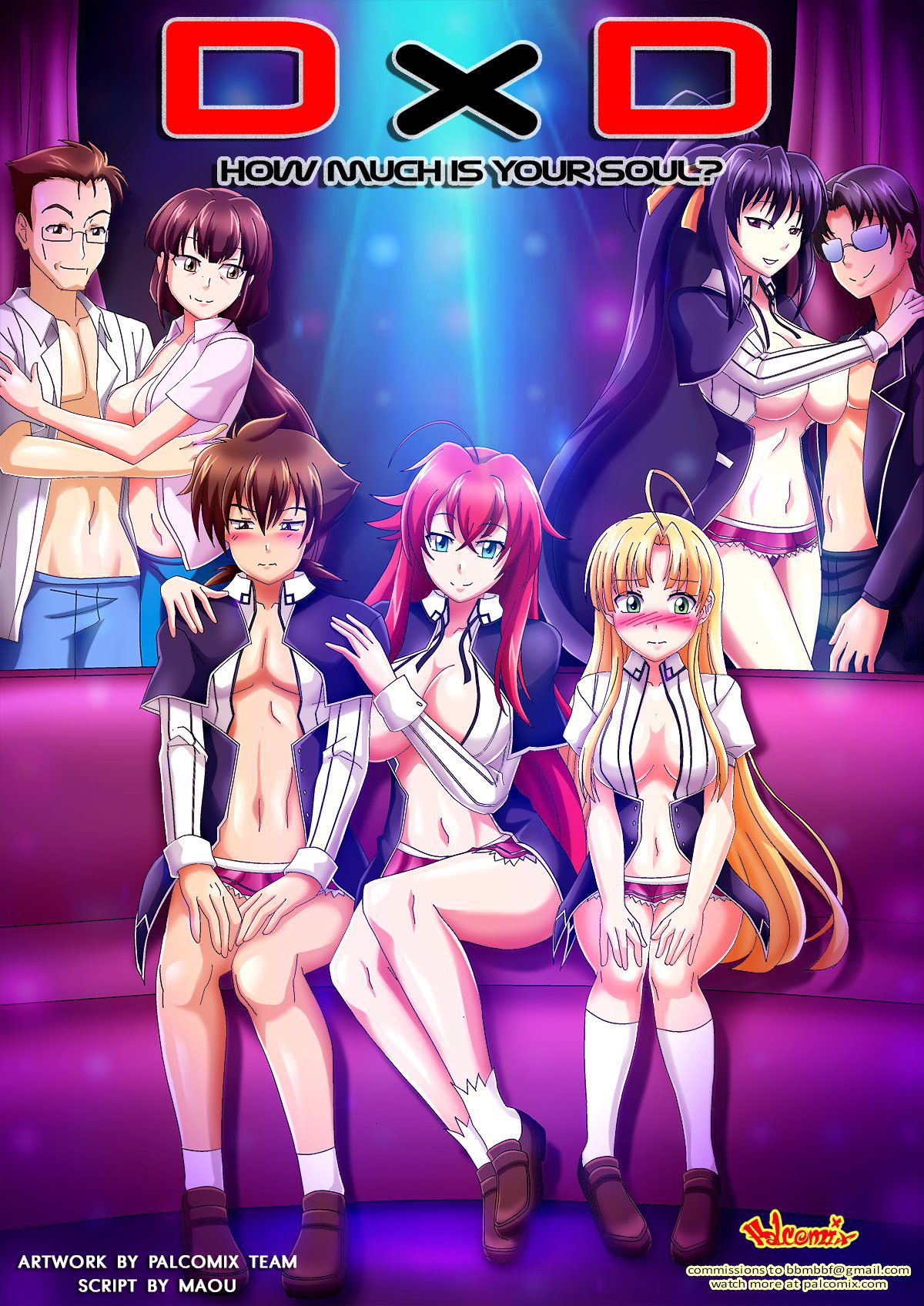How Much is Your Soul? (Highschool DxD) [Palcomix] Porn Comic