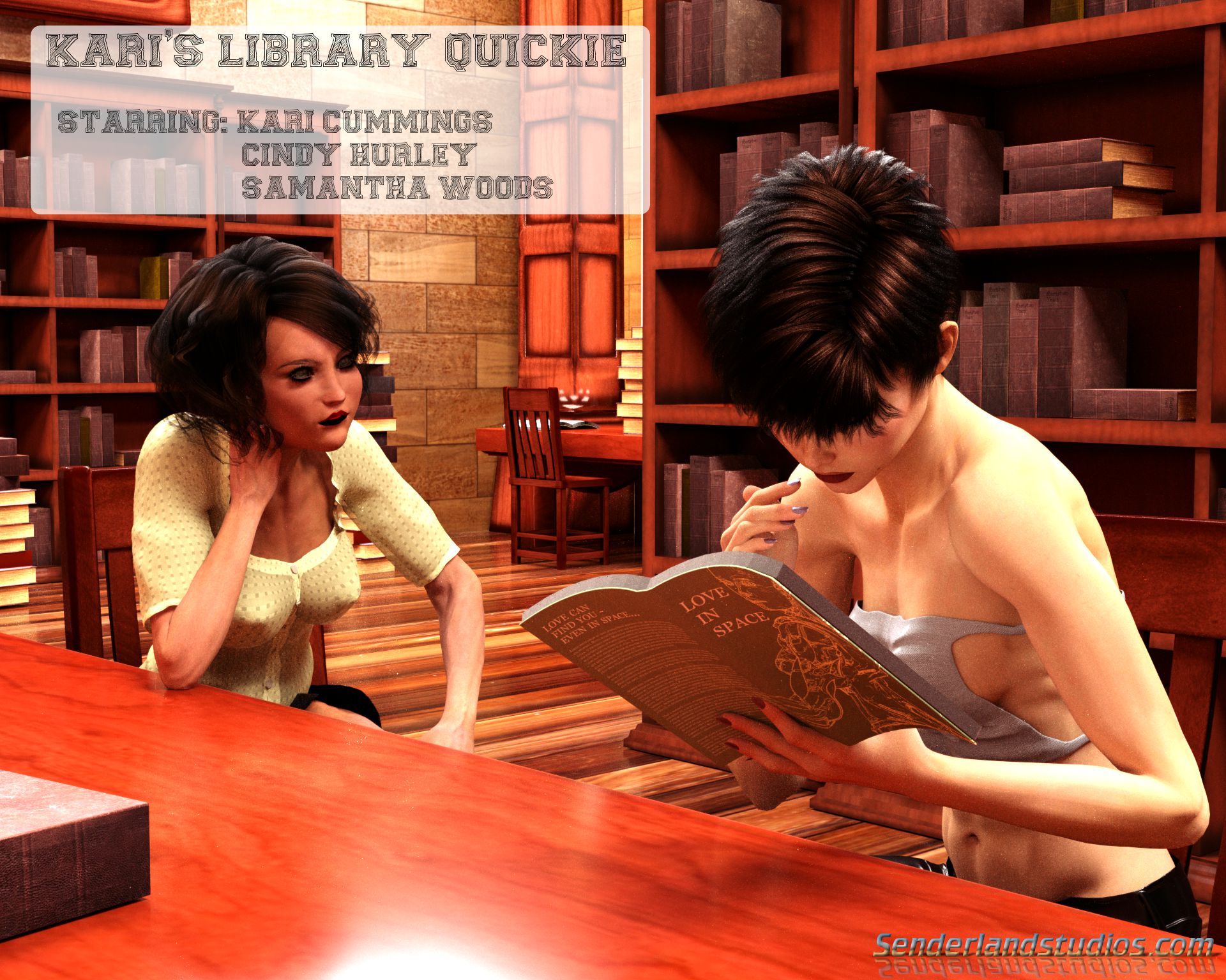 Kari’s Library Quickie [Senderland Studios] Porn Comic
