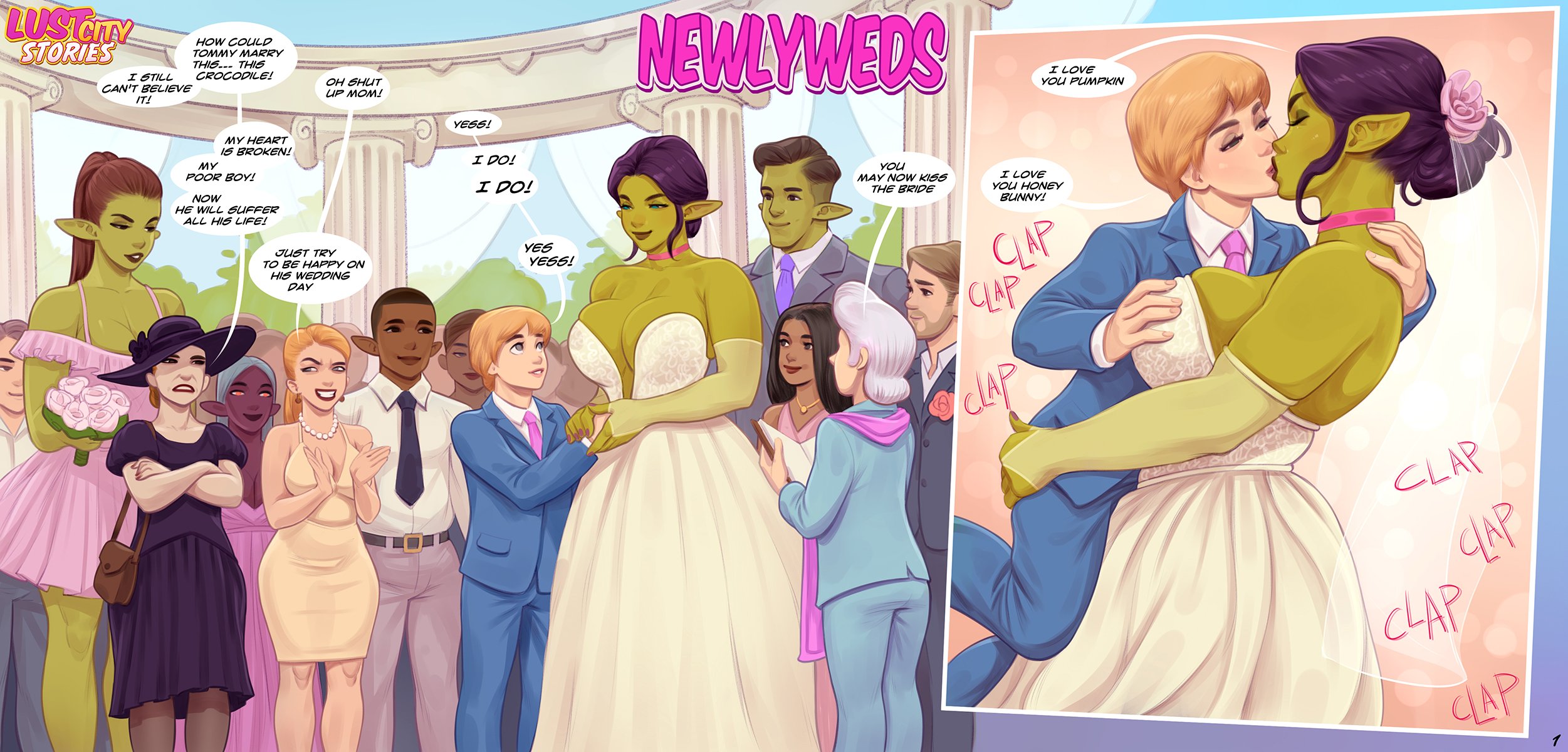 Newlyweds [Rino99] Porn Comic