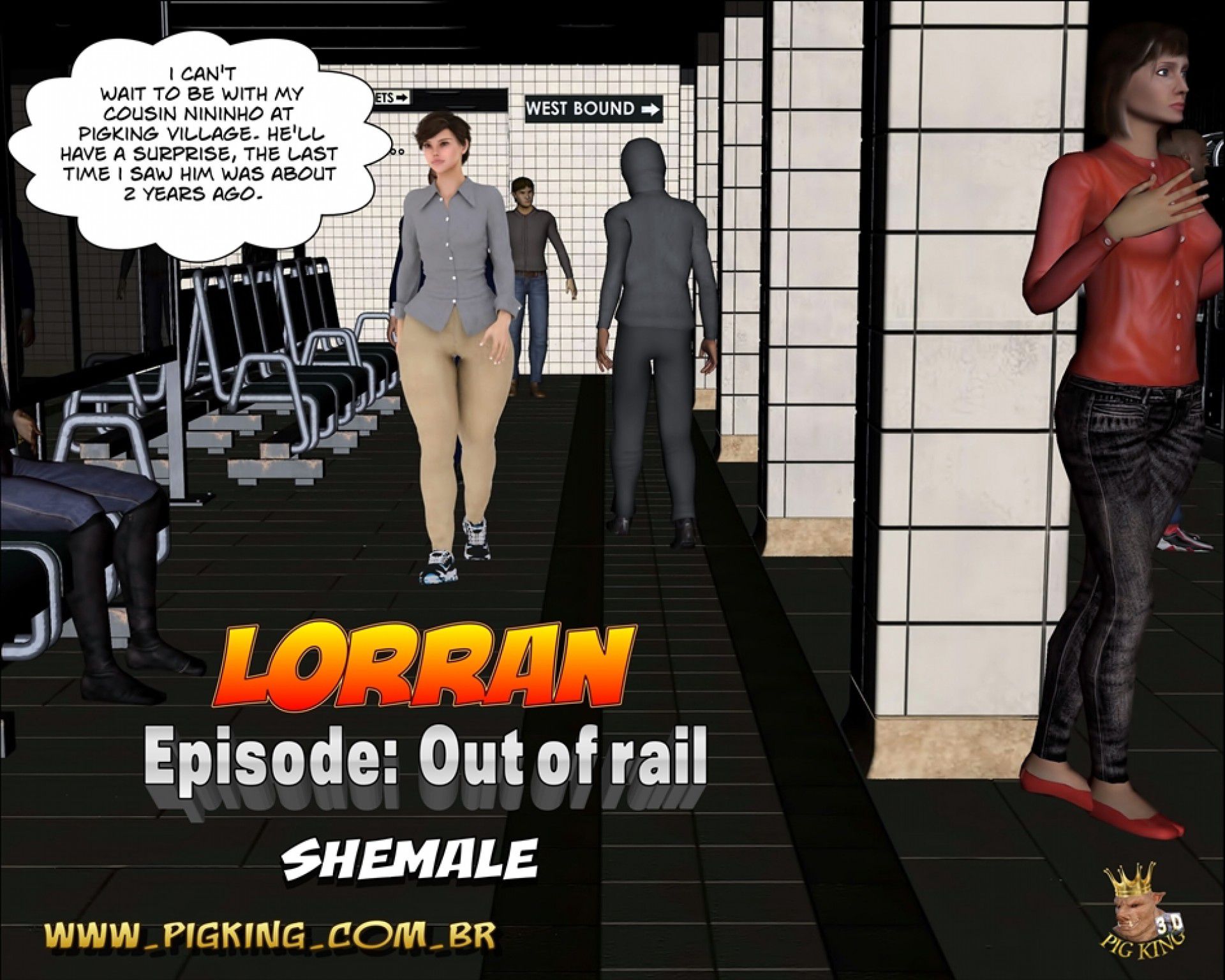 Out Of Rail – Lorran [PigKing] Porn Comic