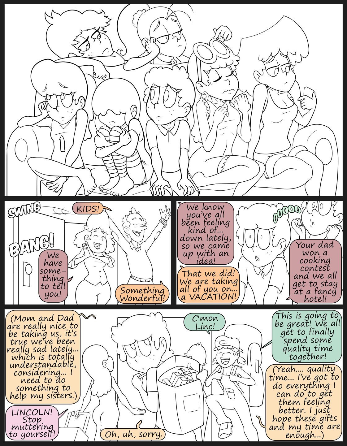 Suite Dreams (The Loud House) [MedullaMind] Porn Comic