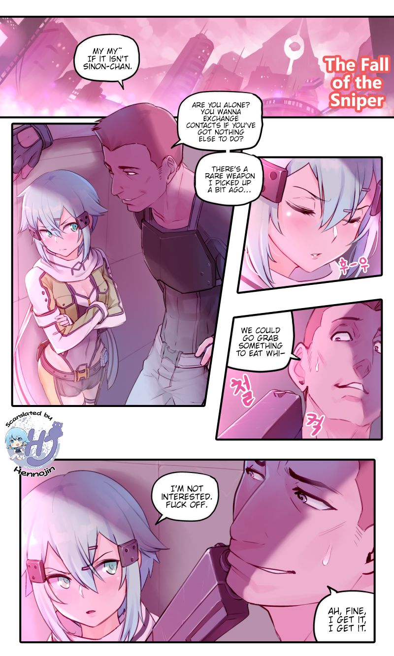 Sword Art Online Asada Shino (Sword Art Online) [Mr.takealook] Porn Comic