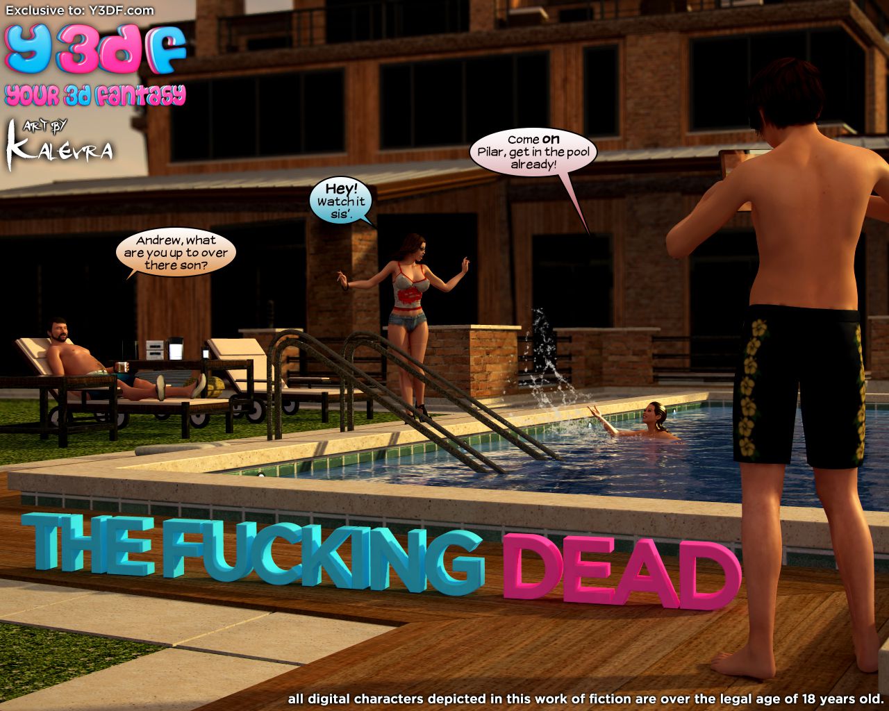 The Fucking Dead [Y3DF] Porn Comic