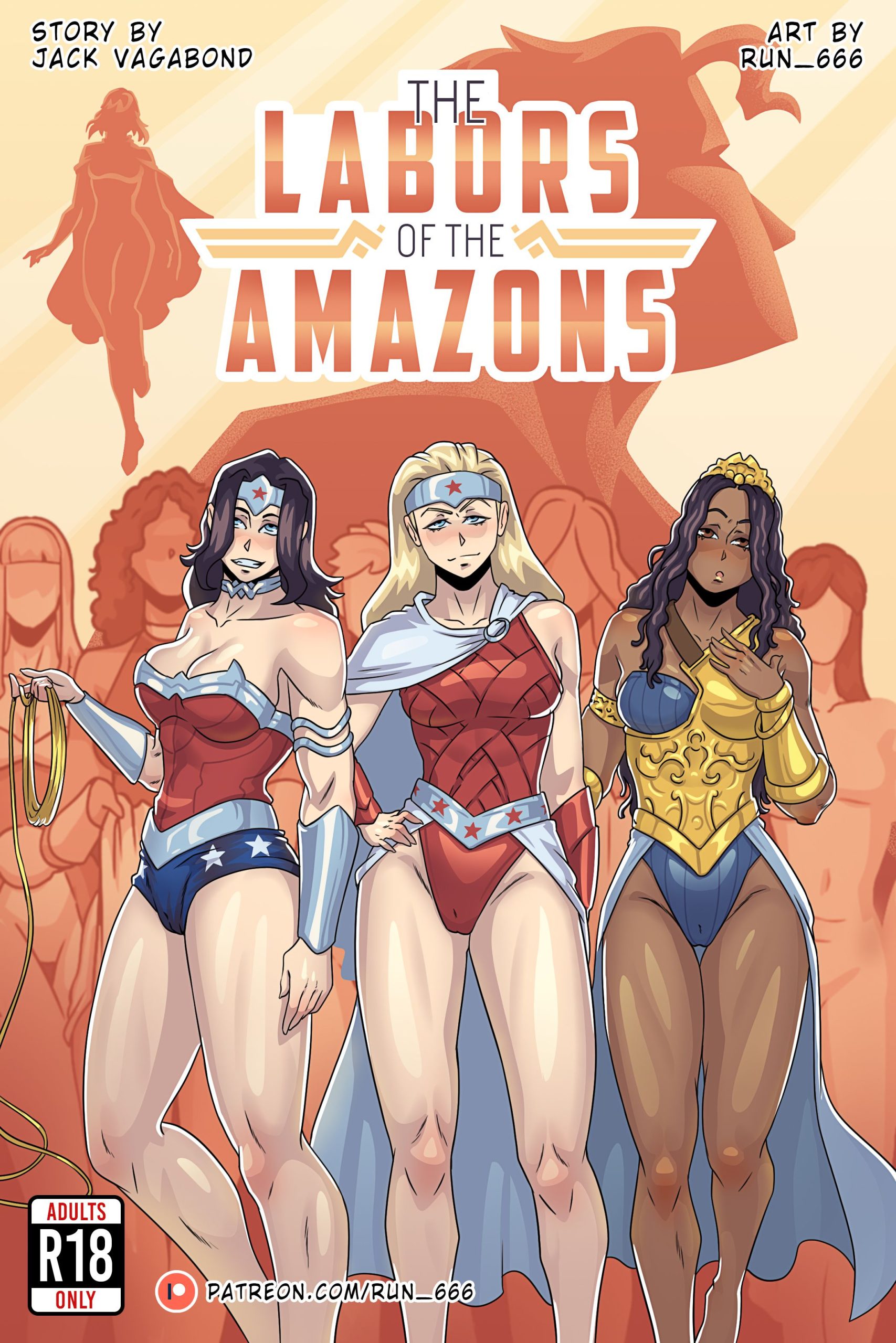 The Labors of the Amazons (Wonder Woman) [Run 666] Porn Comic