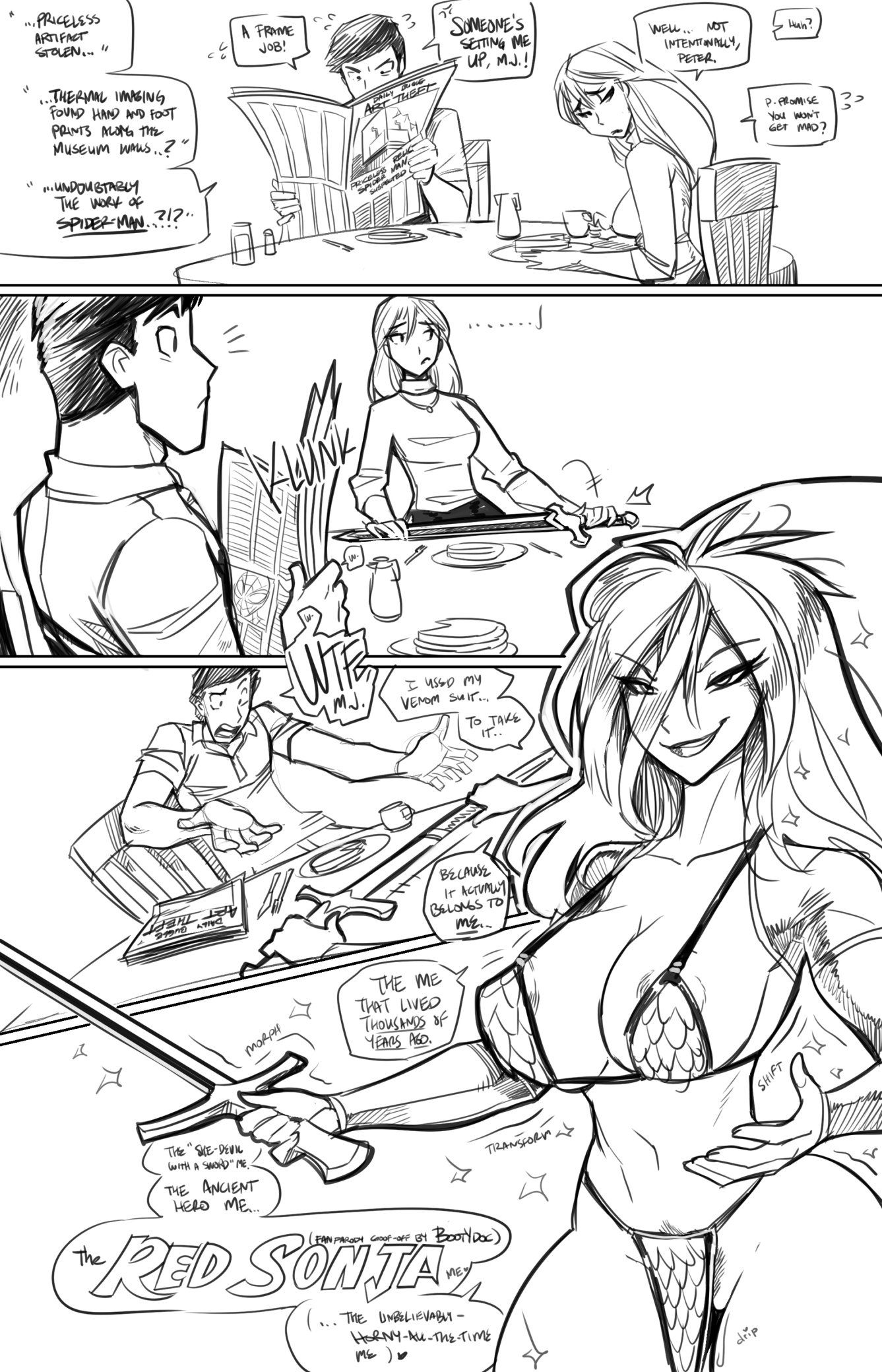 The Red Sonja Me [Fred Perry] Porn Comic