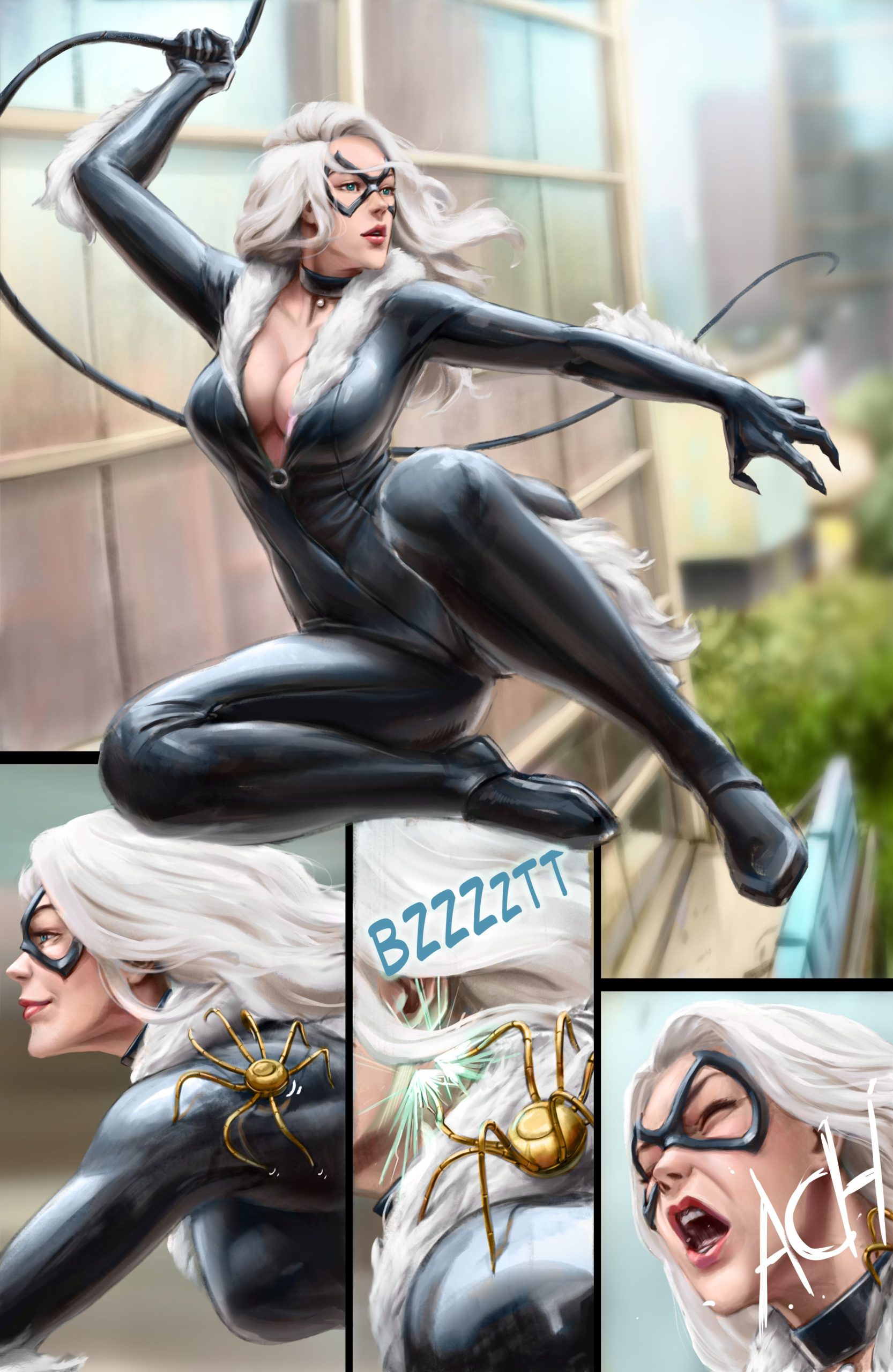 The Superior Blackcat!? [CunCyun] Porn Comic
