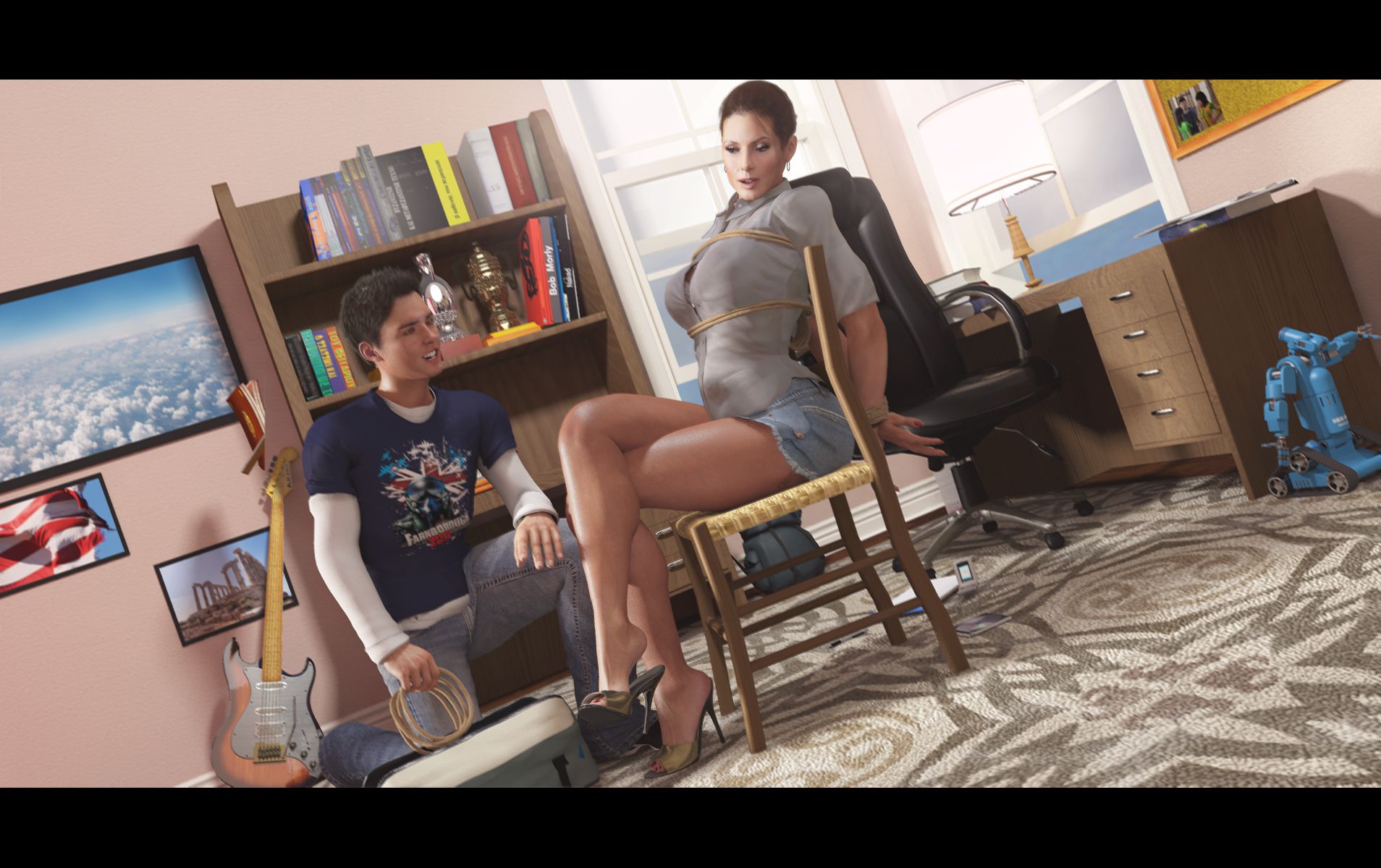 Tied Mom [Studio AD] Porn Comic