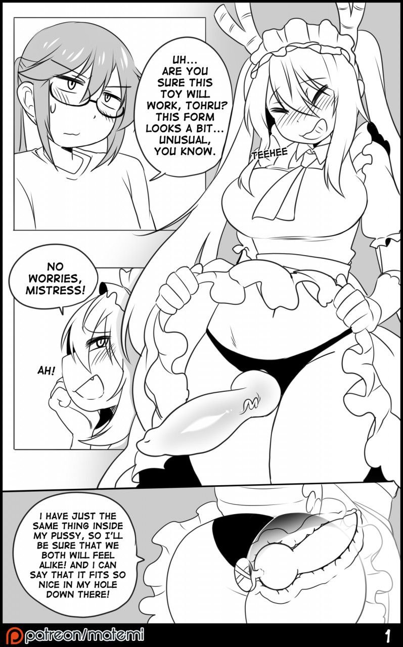 Tohru’s New Toy (Miss Kobayashi’s Dragon Maid) [Matemi] Porn Comic