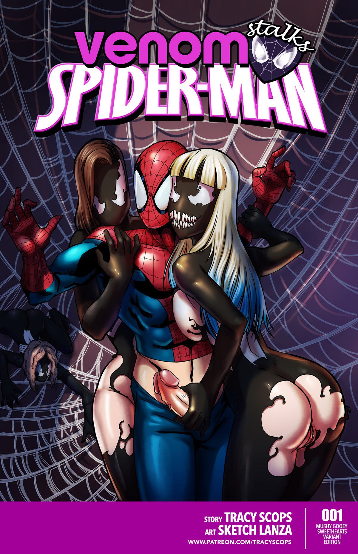 Venom Stalks Spider-Man (Spider-Man) [Tracy Scops] Porn Comic