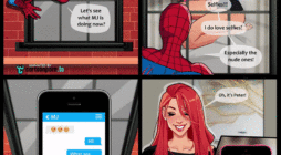 Mary Jane and unexpected visitor ANIMATED (Spider-Man) [Olena Minko] #0 porn comic