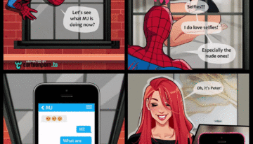 Mary Jane and unexpected visitor ANIMATED (Spider-Man) [Olena Minko] #0