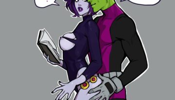 Raven and Beast Boy (Teen Titans) [Olena Minko] #1