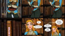 Zelda in a library (The Legend of Zelda) [Olena Minko] #1 porn comic