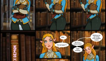 Zelda in a library (The Legend of Zelda) [Olena Minko] #1