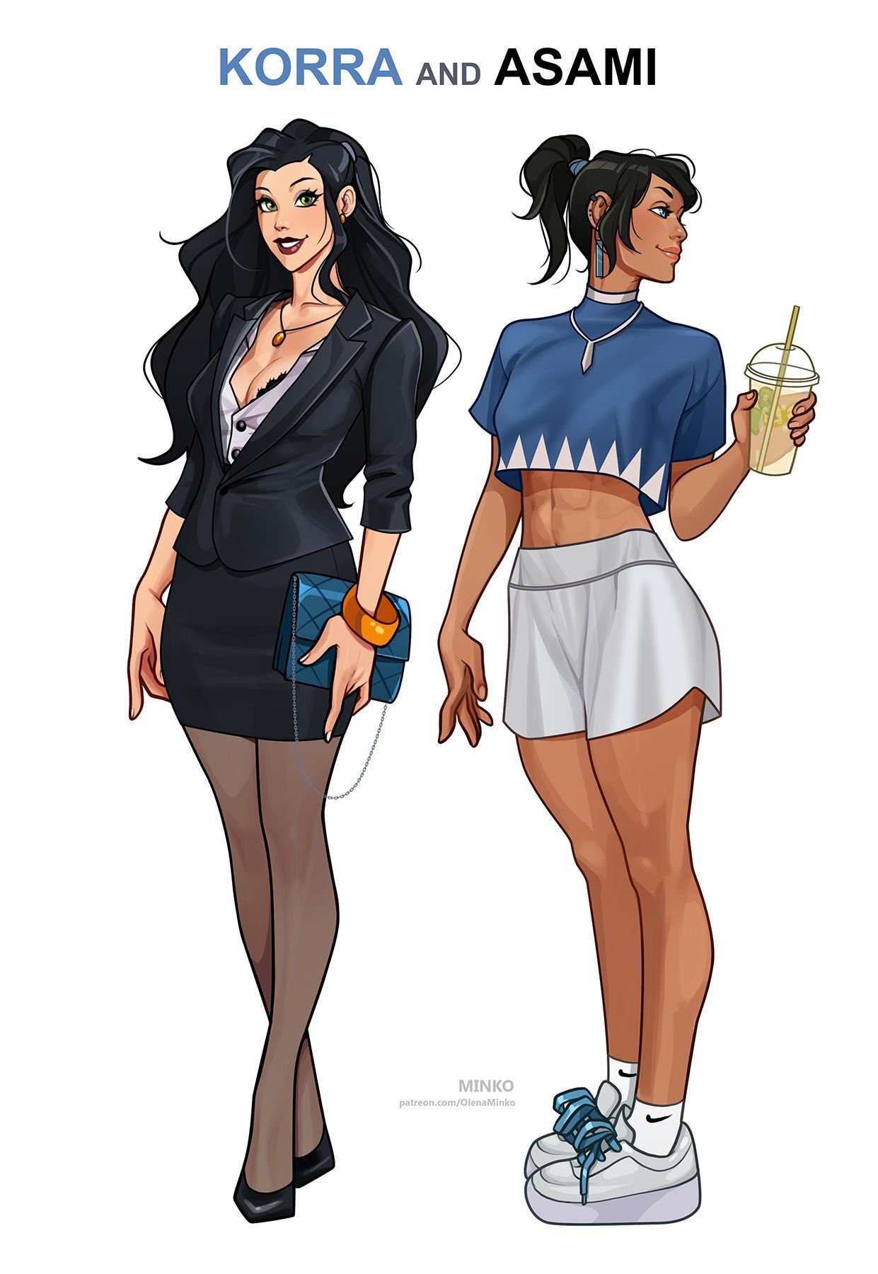 Korra and Asami: Office Story (The Legend of Korra) [Olena Minko] #1