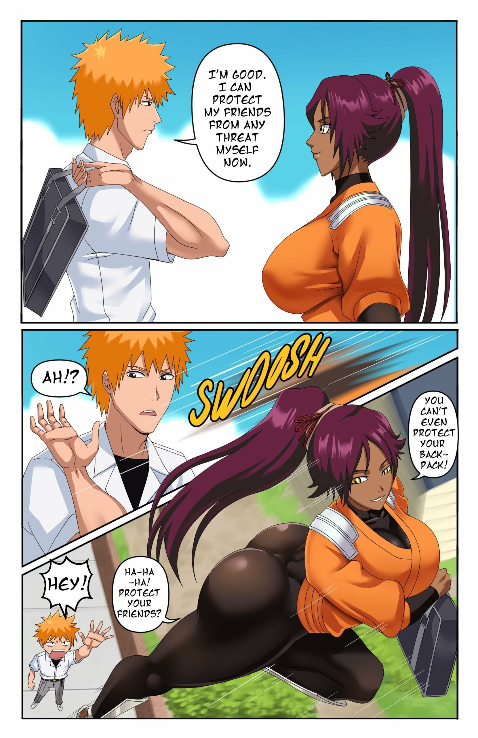 Yoruichi (Bleach) [Pink Pawg] #2