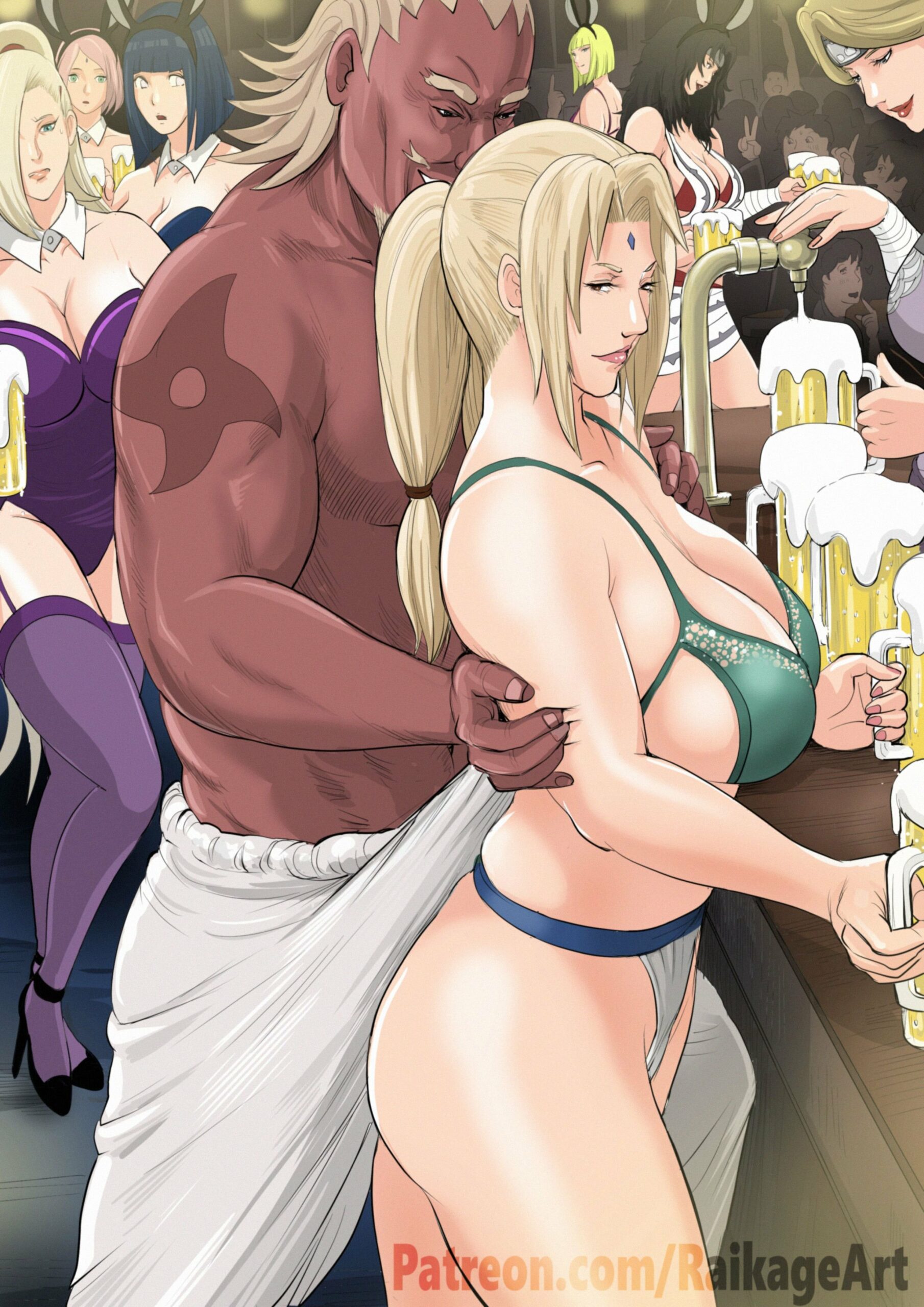 VIP Customer of Shinobi Bar (Naruto) [RaikageArt | Sichan] #5