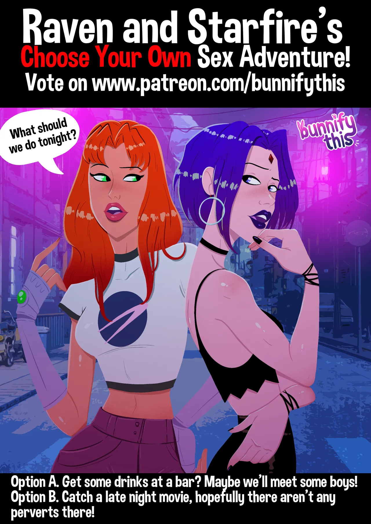 3429848_bunnifythis_starfire_and_raven_s_night_out_1