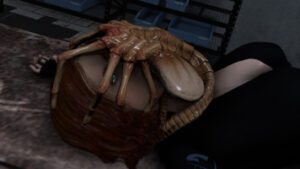 "The Lab" Black Widow x Facehugger (Short)