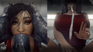 Ada Wong & Test Subject [X3D]