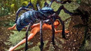 Aerith and arachnid – oviposition