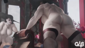 Alcina Dimitrescu fills up Jill Valentine [4k 60fps]