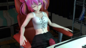 Game Girl Leah Fallen (tentacle tentacle)