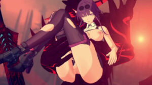 Kafka surrender to a demon (1080p60fps)