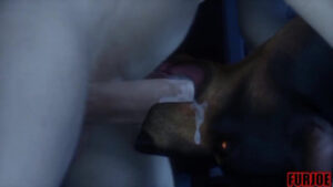 Slutty Doberman Blowjob