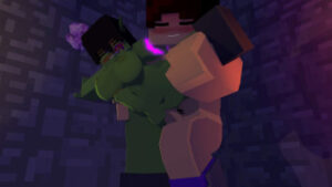 Steve in search of the lost diamond (Livia X Steve) [Minecraft porn]