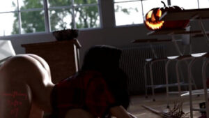 Sumthindifrnt – PAWG gets backshots in Halloween