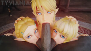 Zelda, Link & Linkle x Ganondorf [Tyviania]