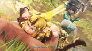 Zelda and Midna having a little friendly bonding moment – Kreamu