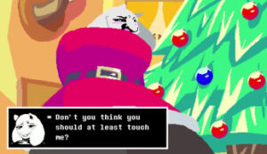 kris and toriel christmas