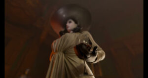 In the Countess’s Domain: An Unforgettable Encounter – Lady Dimitrescu