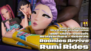 Rumi Rides, Roomies Arrive [SUB][Blacked][Conseit][NO WM][4K60FPS]