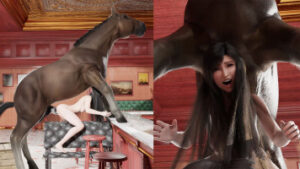 Tifa And Her Long Horse At the Bar [TheBaldMan]