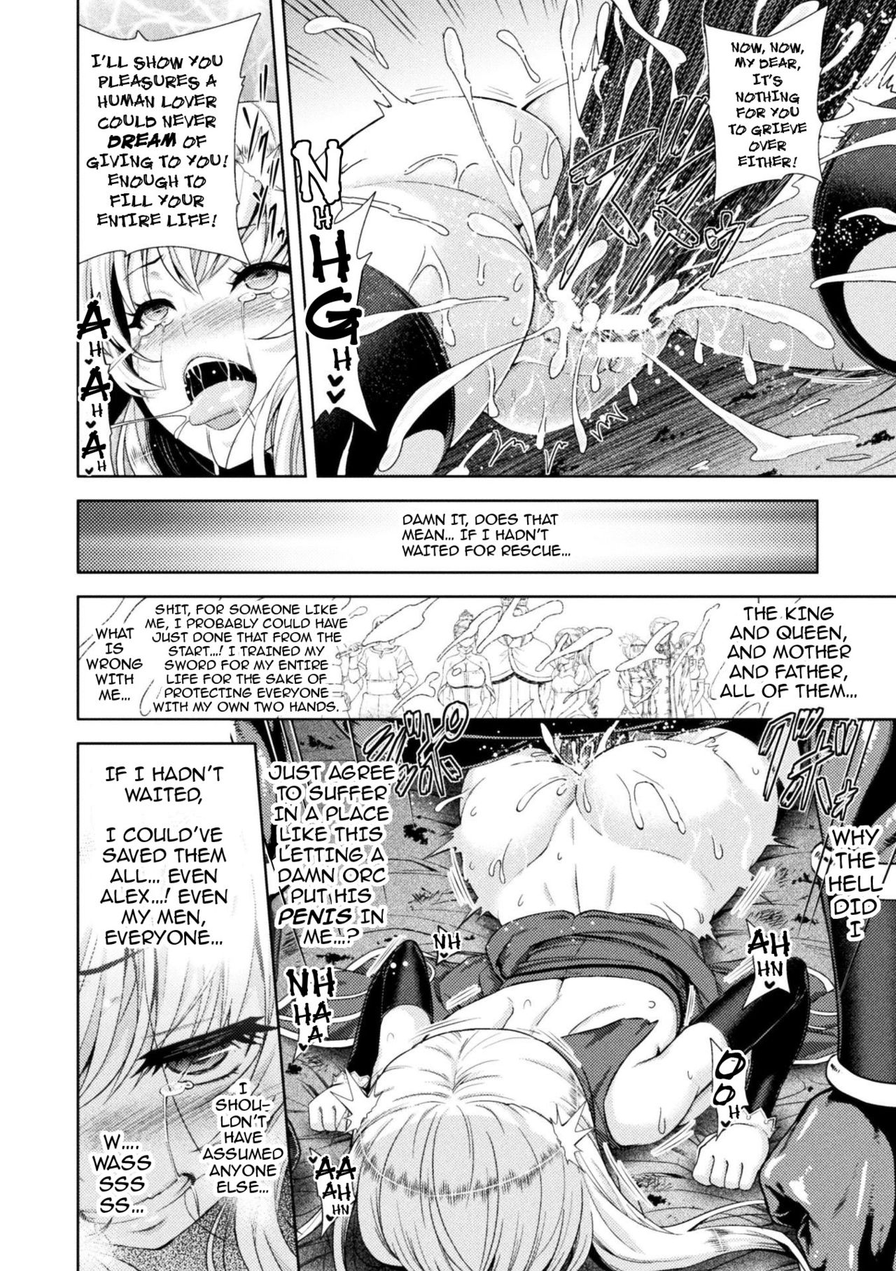 Erona – The Fall of a Beautiful Knight Cursed with the Lewd Mark of an Orc - Chapter 1 — Page 41