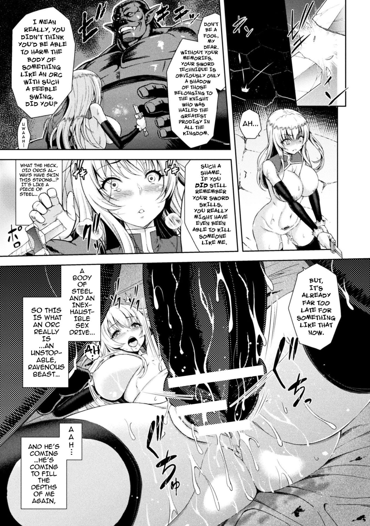 Erona – The Fall of a Beautiful Knight Cursed with the Lewd Mark of an Orc - Chapter 1 — Page 44