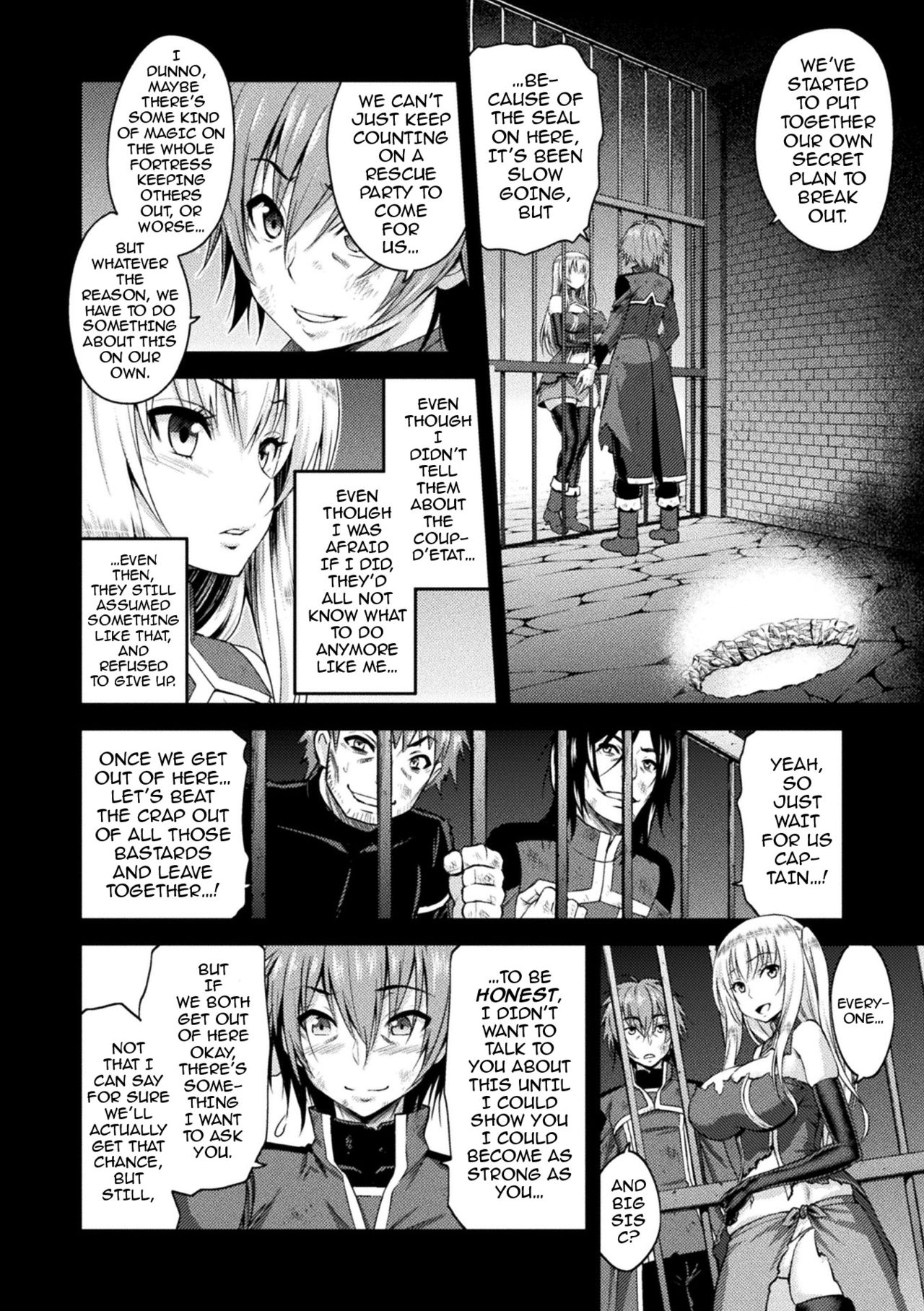 Erona – The Fall of a Beautiful Knight Cursed with the Lewd Mark of an Orc - Chapter 1 — Page 57